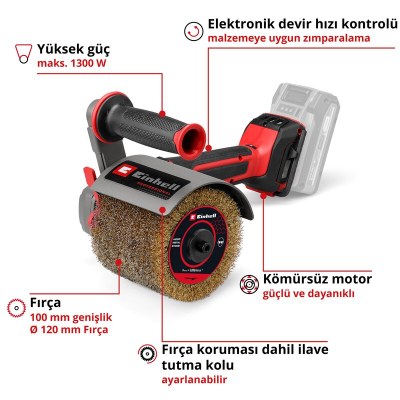 Einhell Akülü Zımpara Rulosu TP-BR 18/32 Li BL - Solo