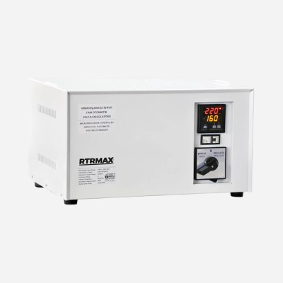 RTM5902 Servo Kontrollü Monofaze Tam Otomatik Voltaj Regülatörü