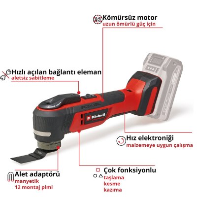 Einhell Akülü Raspalama Makinesi TP-MG 18 Li BL - Solo
