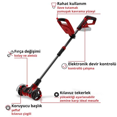 Einhell Akülü Derz Temizleme Makinesi GE-CC 18/110 Li E-Solo