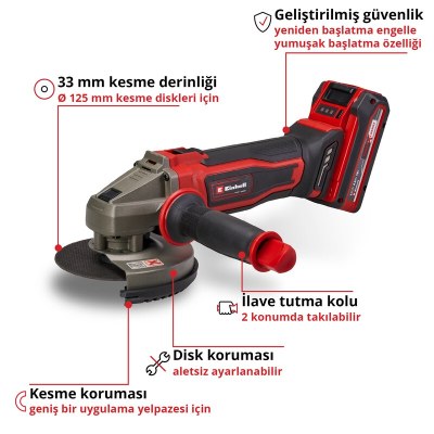 Akülü Avuç Taşlama Makinesi