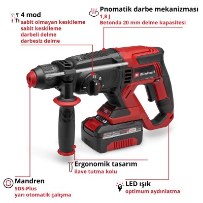 Akülü Pnömatik Matkap