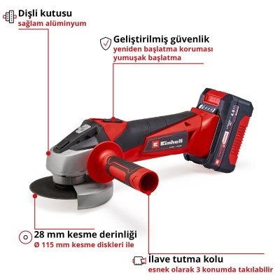 Akülü Avuç Taşlama Makinesi