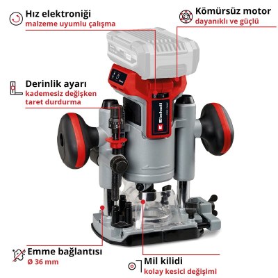 Einhell Akülü Freze TP-RO 18 Li BL - Solo