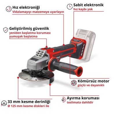 Akülü Avuç Taşlama Makinesi
